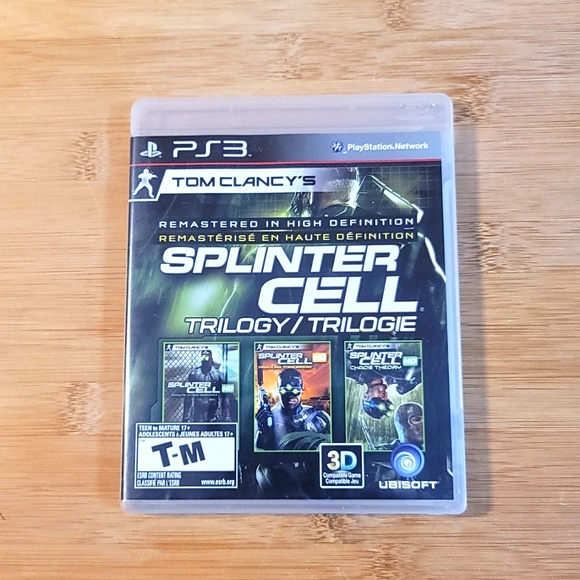 PS3 Other - PS3 Splinter Cell Trilogy Pre-Played Game 🎮 heart Remastered In High Defini